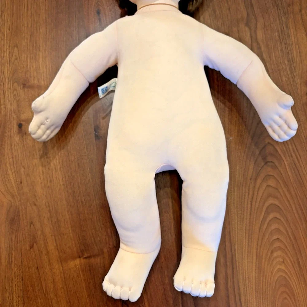 Vintage 1985 Hasbro My Buddy Doll Brown Hair Blue Eyes Red Overalls 22